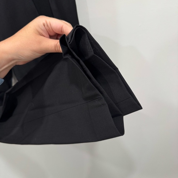 Theory Treeca 2 Good Wool Crop Suit Pants Black Size 10 - Picture 5 of 7